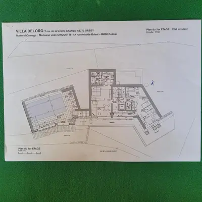 Plan de l'établissement villa deloro