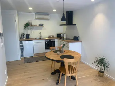 Cuisine ou kitchenette dans l'établissement GÎTE La Belle Échappée