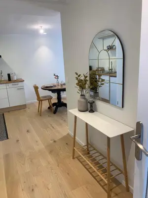 Cuisine ou kitchenette dans l'établissement GÎTE La Belle Échappée