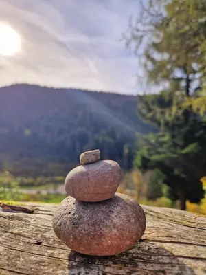 Paysage naturel près de la maison de vacances