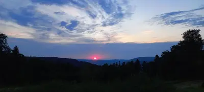 Paysage naturel près de la maison de vacances