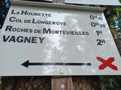 Plan de l'établissement GITE LA HOUBETTE VUE MAGNIFIQUE - Nature