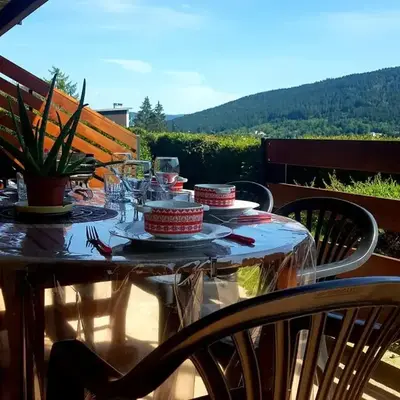 Appartement cosy avec parking et terrasse à Gérardmer - FR-1-589-653