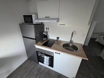 Cuisine ou kitchenette dans l'établissement 