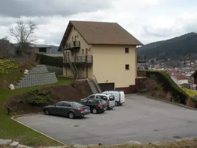 Vue générale sur la montagne ou vue sur la montagne depuis l'appartement