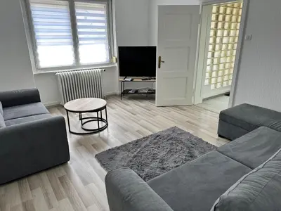 Coin salon dans l'établissement Gîte Belle d'Or