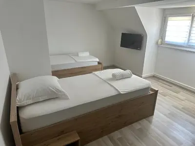 Un ou plusieurs lits dans un hébergement de l'établissement Gîte Belle d'Or