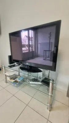 Télévision ou salle de divertissement dans l'établissement Studio des 3 frontières