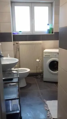 Salle de bains dans l'établissement Gite le figuier de l'ill