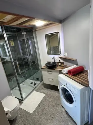 Salle de bains dans l'établissement Paix, nature et confort à 5mn de Montbéliard