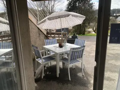 Terrasse ou espace extérieur de l'établissement Paix, nature et confort à 5mn de Montbéliard