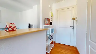 Cuisine ou kitchenette dans l'établissement Le Studio Diamant