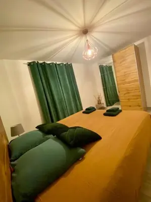Un ou plusieurs lits dans un hébergement de l'établissement Aux portes de Colmar