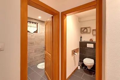 Salle de bains dans l'établissement Mirador montagnard - Appt vue montagne