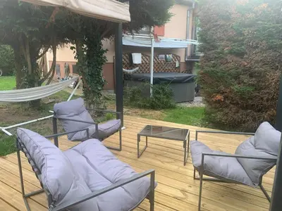 Jardin de l'établissement Logement Sorbier Wattwiller