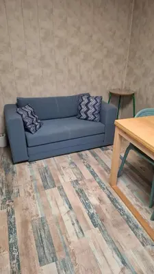 Coin salon dans l'établissement Logement Sorbier Wattwiller