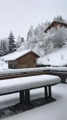 L'établissement Au 21 Vosgien en hiver