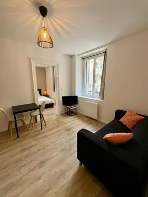 Coin salon dans l'établissement Le cocon Mulhouse
