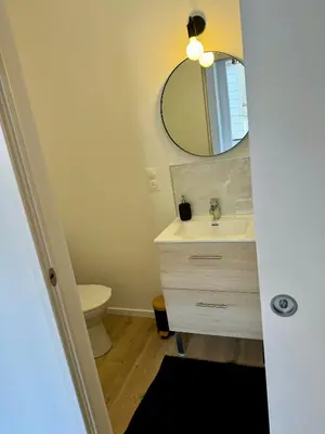 Salle de bains dans l'établissement Le cocon Mulhouse