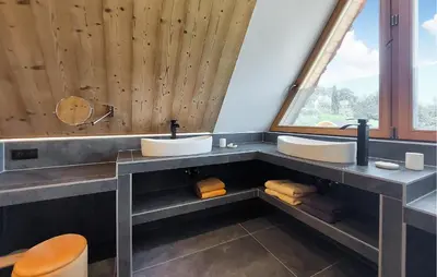 Plan de l'établissement Nice Home In Labaroche With Sauna