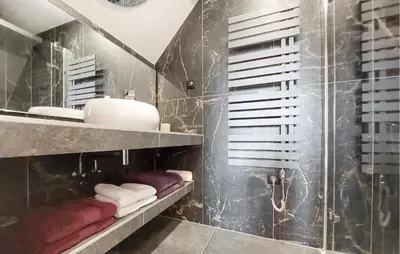 Salle de bains dans l'établissement Nice Home In Labaroche With Sauna