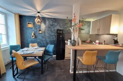 Cuisine ou kitchenette dans l'établissement Modern Jungle - Colmar