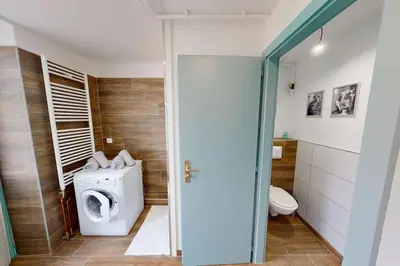 Salle de bains dans l'établissement Modern Jungle - Colmar