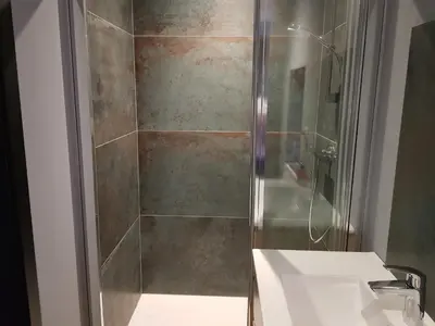 Salle de bains dans l'établissement L'Escale d'Alsace