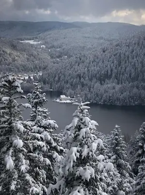 Paysage naturel près de la maison de vacances