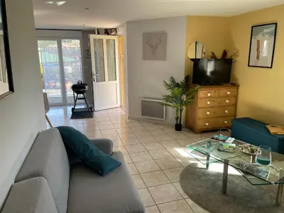 Coin salon dans l'établissement Maison avec jardin Gérardmer L'AUTOUR
