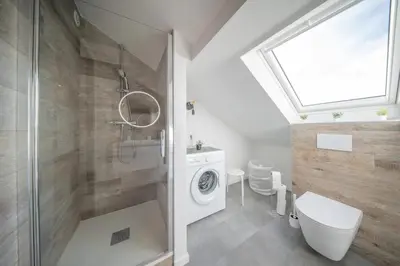 Salle de bains dans l'établissement Superbe appartement climatisé parking free