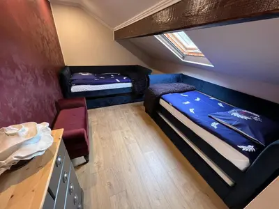 Un ou plusieurs lits dans un hébergement de l'établissement Maison De Luxe Pour 14 personnes - SPA - Billard - Sport - Baby-foot