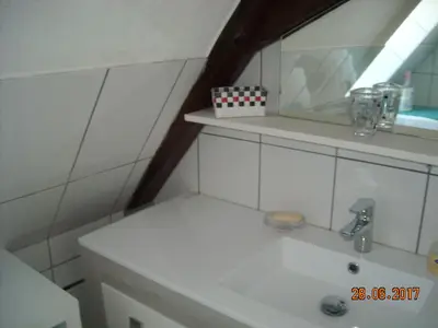 Salle de bains dans l'établissement gîte le callinet