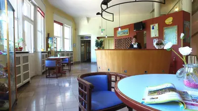 Restaurant ou autre lieu de restauration dans l'établissement VVF Alsace Orbey Colmar