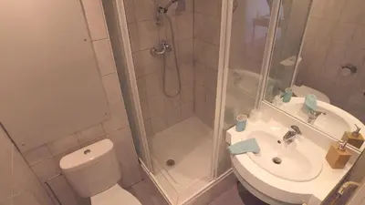 Salle de bains dans l'établissement VVF Alsace Orbey Colmar