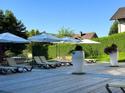 Jardin de l'établissement Résidence Les Vallées Labellemontagne
