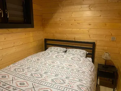 Un ou plusieurs lits dans un hébergement de l'établissement Chalet