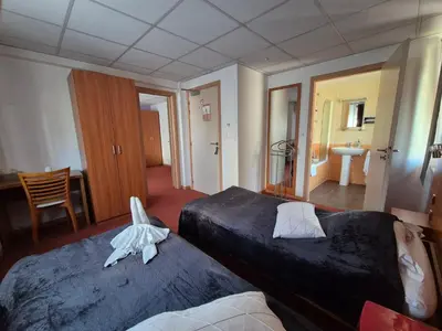 Un ou plusieurs lits dans un hébergement de l'établissement Chez Anabel et Stéphane