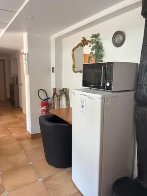 Cuisine ou kitchenette dans l'établissement Chez Anabel et Stéphane