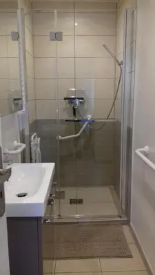 Salle de bains dans l'établissement Maison Cosy Mulhouse