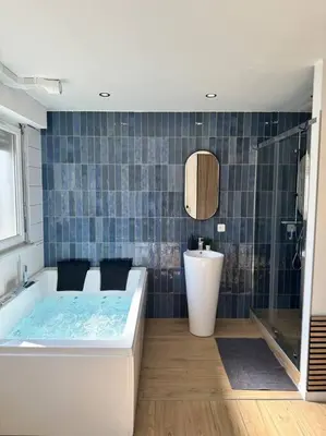 Salle de bains dans l'établissement Blue pearl
