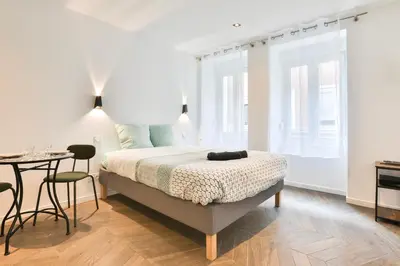 Un ou plusieurs lits dans un hébergement de l'établissement Le carré central A Mulhouse