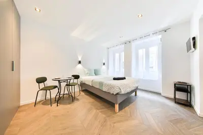 Un ou plusieurs lits dans un hébergement de l'établissement Le carré central A Mulhouse