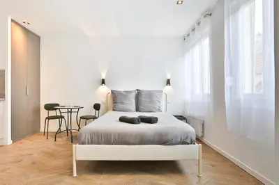 Un ou plusieurs lits dans un hébergement de l'établissement Le carré central A Mulhouse