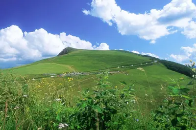 Paysage naturel près de la maison de vacances