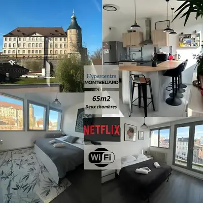 Duplex 65m2 lumineux avec vue sur le chateau 3 étoiles