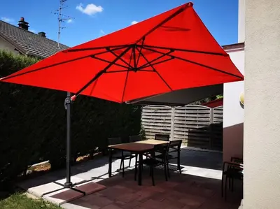 Terrasse ou espace extérieur de l'établissement Belle Maison de famille en Alsace