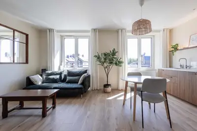 Coin salon dans l'établissement Votre soirée romantique - Arcadie des coeurs