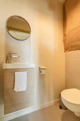 Salle de bains dans l'établissement Votre soirée romantique - Arcadie des coeurs