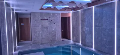 Salle de bains dans l'établissement L'Or du Lac